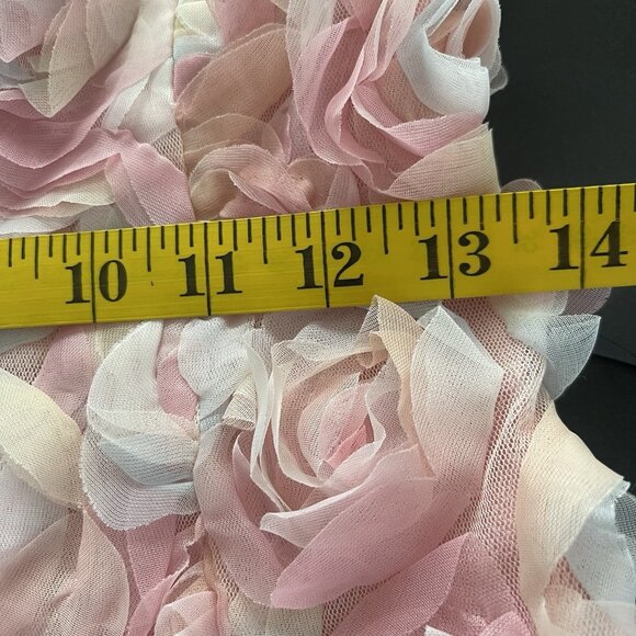 Lulus Womens Coquette Fairycore Floral Rosette Dress Size S Cottagecore Princess - Picture 15 of 15